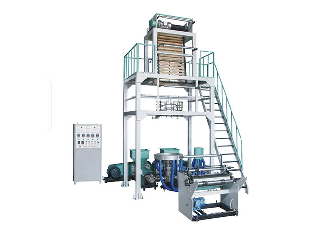 快遞袋吹(chuī)膜(mó)機+製袋機(jī)+噴膠機